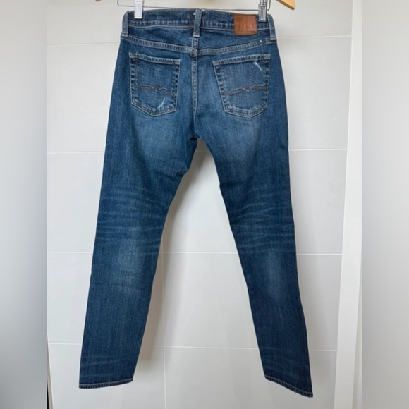 Lucky Brand Sienna Slim Boyfriend Distressed Jeans Low Rise Size 00/24 - Picture 7 of 8